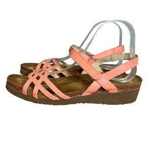 NAOT Leather Strappy Adjustable Sandals Size 11 - 11.5 EU‎ 42 Walking Comfort
